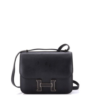 Pre-Owned HERMÉS, 18 Constance Bag Limited Edition On A Summer Night Printed Sombrero