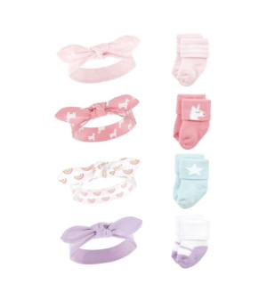 Hudson Baby, Baby Girls Hudson Headband and Socks Set