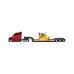 1/87 Peterbilt UltraLoft Tandem Tractor with Lowboy Trailer & Caterpillar D5M Dozer