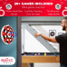 - Hook Darts Ring Toss Game   Wood Board & Soft Rings   20+ Games Included For Kids & Adults   Dart Board Wall Mount Games