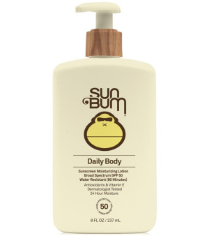 Sun Bum, Daily Body Sunscreen Moisturizing Lotion SPF 50, 8 oz.