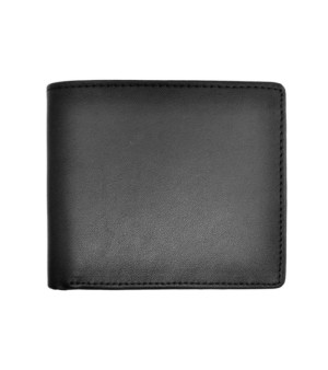 ROYCE New York, Men's Bifold Wallet with Zippered Coin Slot