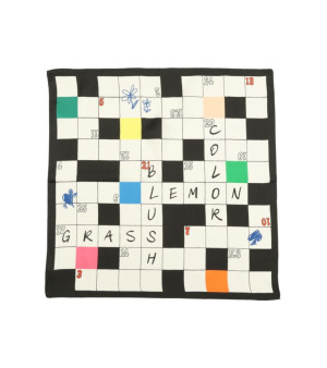 kate spade new york, Women's Crossword Silk Bandana Scarf