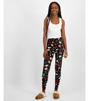 Planet Heart, Juniors’ High-Rise Holiday-Graphic Leggings