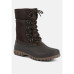 Delphine knitted collar lace up boots