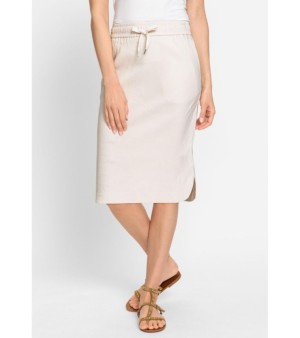 Olsen, Women's Stretch Linen Drawstring Skirt