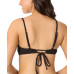 Juniors' Ribbed Scoop-Neck Bralette Bikini