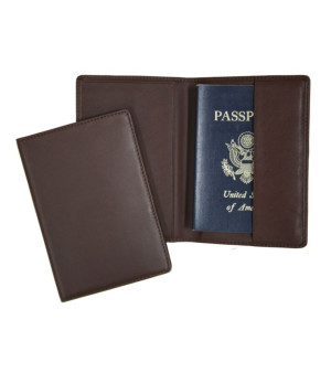 ROYCE New York, Men's Classic RFID Blocking Passport Case