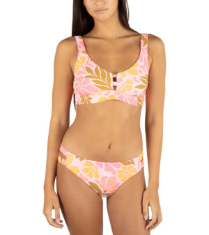 Hurley, Juniors' Isola Max Tab Scoop-Neck Bikini Top & Bottoms