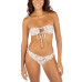 Juniors' Cheetah Print Bandeau Bikini Top & Bottoms