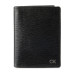 Men's Leather Passport Wallet with Airtag Holder Luggage Tag, 2-Piece Set