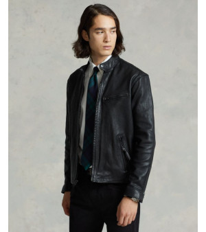 Polo Ralph Lauren, Men's Café Racer Leather Jacket