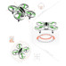 2.4GHz RC Glow Up Stunt Drone with LED Lights
