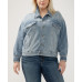 Plus Size Denim Trucker Jacket