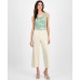 Petite Cropped Wide-Leg Pull-On Pants