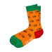 Burger Novelty Cotton Colorful Fun Novelty Crew Socks
