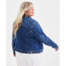 Plus Size Classic Denim Jacket
