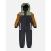 Toddler Boys Colorblock Mid-Season One-Piece Outerwear Dark Gray, Sage, And Tan - Toddler|Child