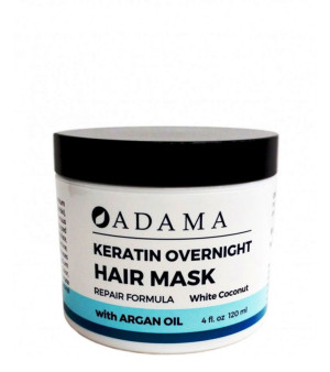 Zion Health, Adama Minerals Keratin Hair Mask, White Coconut with Argan Oil