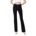 Women's High Rise Front V Panel Bootcut Jeans