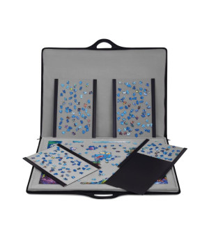Jumbl, 1500-Piece Puzzle Case, Portable Puzzle Board & Travel Case