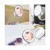 10x Magnifying Lighted Makeup Mirror 360° Rotation with Suction Cup