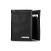 Men's Enameled Logo Leather Trifold Wallet