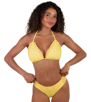 Hurley, Juniors' Macrame Bikini Top & Hipster Bottoms