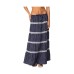Womens Polka Dot Tiered Maxi Skirt