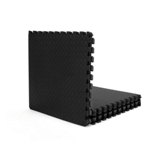 HONGGE, 12-Piece Puzzle Interlocking Flooring Mat with Anti-Slip and Waterproof Surface