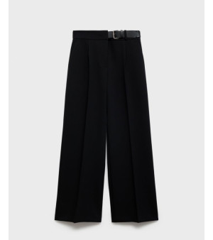 MANGO, Women's Belt Straight-Fit Pants