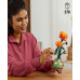 Icons Chrysanthemum Flower Décor 10368 Building Set, 278 Pieces