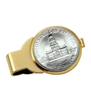 American Coin Treasures, Men's JFK Bicentennial Half Dollar Coin Money Clip