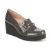 Color: Grey Faux Patent