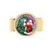 Men's Coin Money Clip with Colorized JFK Half Dollar Santa Coin