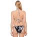 Juniors' Reversible Triangle Bikini Top & Side-Tie Bottoms