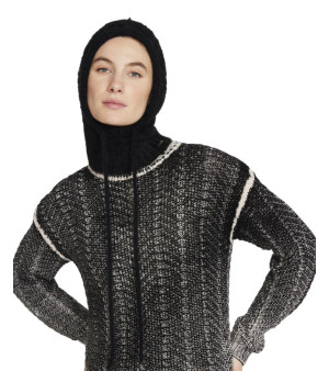 Steve Madden, Women's Solid Eyelash Drawstring Hood