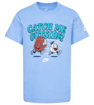 Nike, Toddler and Little Boys Baseball Graphic Knit Crewneck T-Shirt