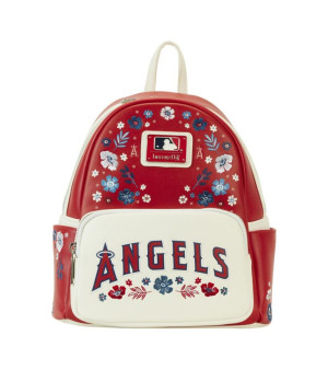 Loungefly, Men's and Women's Los Angeles Angels Floral Mini Backpack