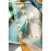 Double Sided Wool Silk Scarf Of Tropical Breeze