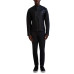 Men's Band-Collar Distressed Leather Jacket