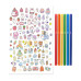 - Kawaii Wonderland Coloring Activity Set