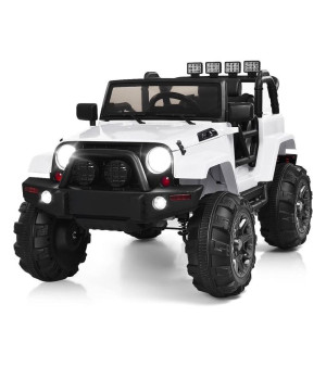 Mecale, 12V Electric Ride On Truck with Parental Remote Control and LED Lights