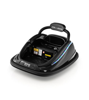 HONGGE, 12V Kids Bumper Car Ride on Toy with Remote Control and 360 Degree Spin Rotation