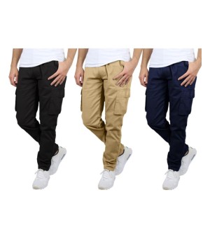 Blu Rock, Men's 3-Pack Flex Stretch Cargo Pants