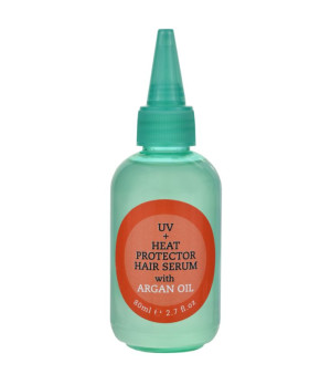 PURECODE, UV + Heat Protector Hair Serum With Argan Oil, 2.7 oz.