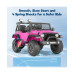 12V 7AH 2-Seater Pink Ride-On Car for Kids with Remote Control, Electric Truck with Music, LED Lights & Safety Features, Ages 3-8 years