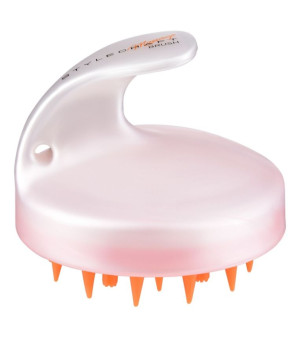 StyleCraft Professional, Hair Massage and Shampoo Brush with Soft Silicone Bristles