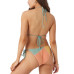 Juniors' Mirage Colorblocked Madrid Bikini Top & Bottoms