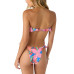 Juniors' Cabana Strapless Ruffled Bikini Top & Cabana Ruffle Bikini Bottoms